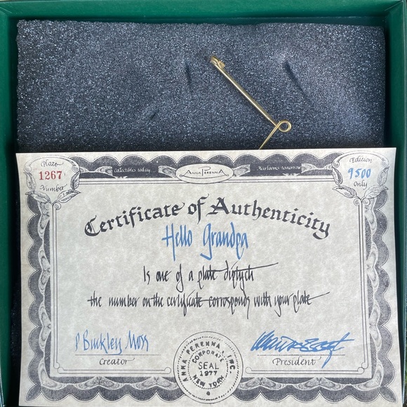 Set of 2. Anna Perenna “Hello Grandma & Hello Grandpa” - Picture 3 of 5